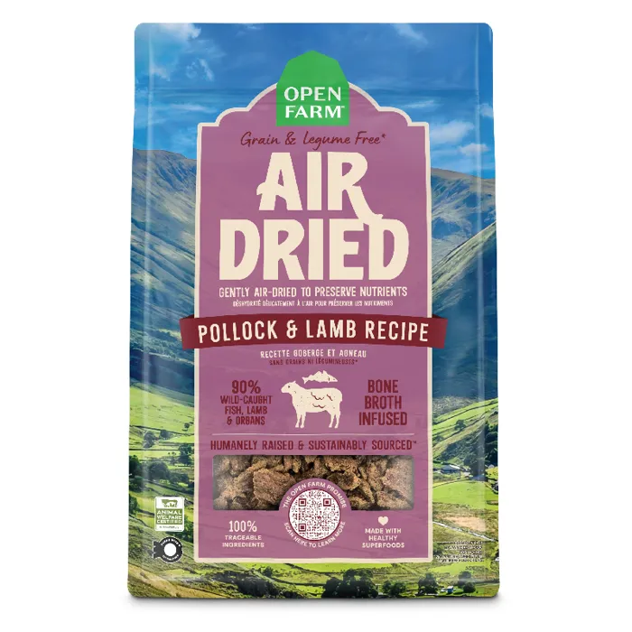 Open Farm Dog Pollock Lamb Air Dried 1-lb