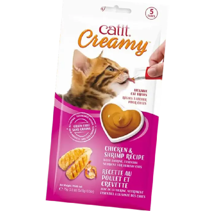 Catit Creamy Treat Chicken & Shrimpr 3.17oz