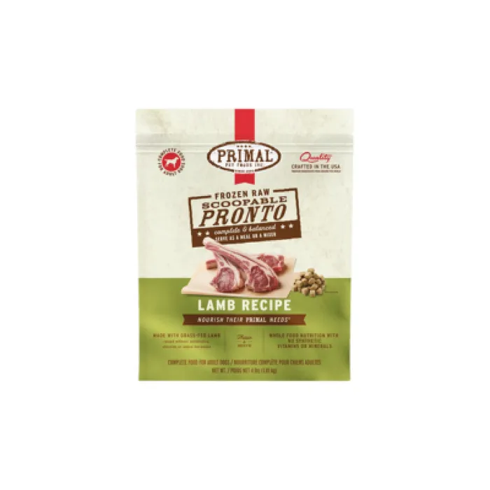 Pronto Raw Lamb Frozen Dog Food 4-lb