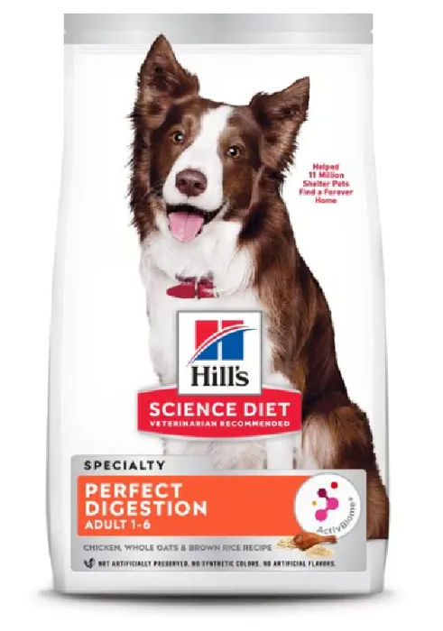 Hills Adult Perfect Dig Chkn, Rice, Oats 12 Lbs