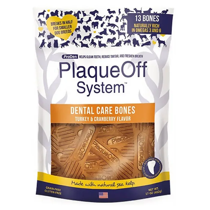 Proden Plaqueoff Grain Free Turkey And Cranberry Bone 17-oz