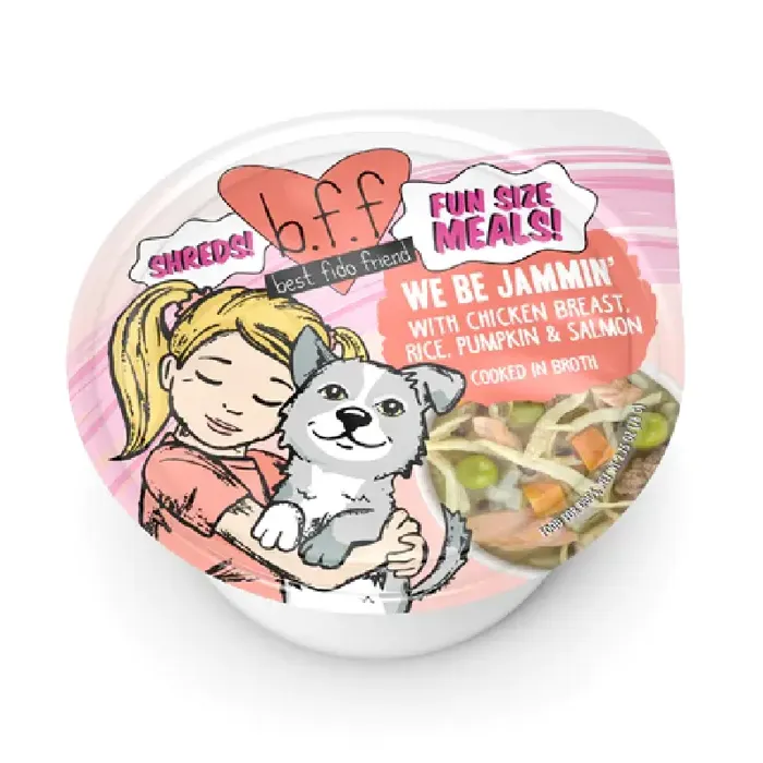 Weruva Dog Bff We Be Jammin Chikn/salmn Cup 2.75oz
