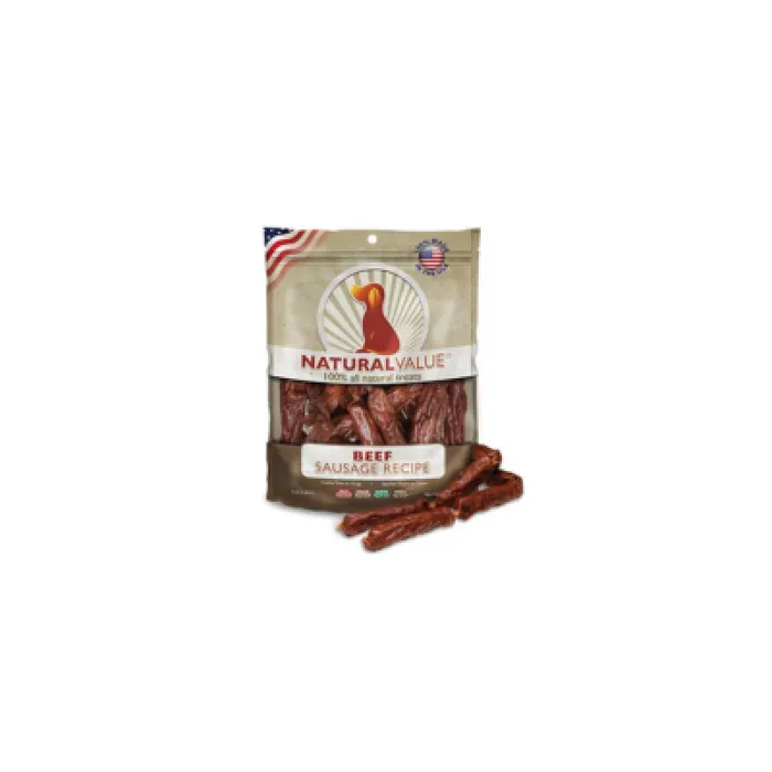 Loving Pets Chew Beef Sausages 14 Oz