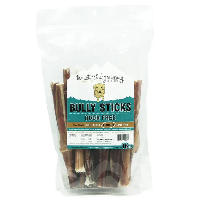 The Natural Dog Bully Stick Odor Free 6-in 16-oz