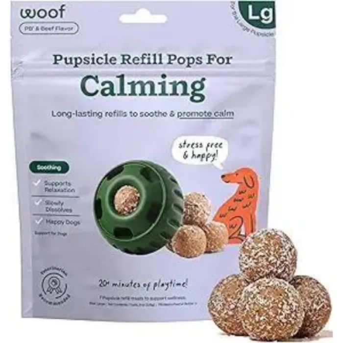 Woof Pupsicle Refill Wellness Pops Calm Large 8-oz