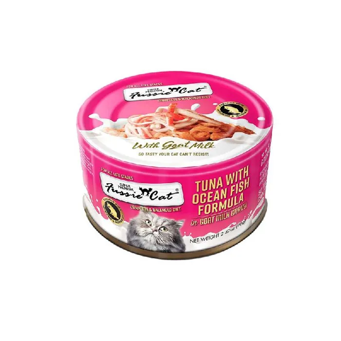 Fussie Cat Tuna & Oceanfish In Goats Milk 2.47oz