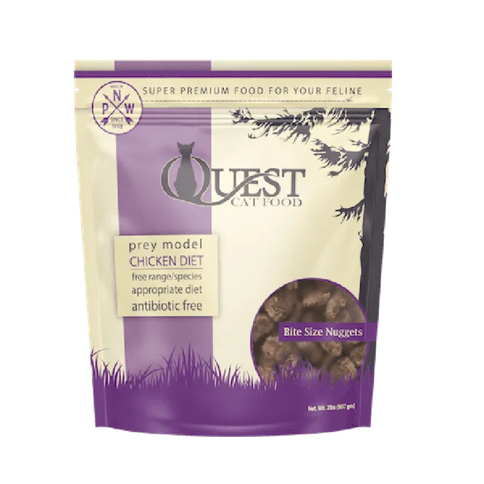 Steve's Frozen Quest Cat Nuggets Chicken 2#
