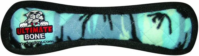 Tuff Toys Ultimate Bone Camo Print Chew Toy Blue