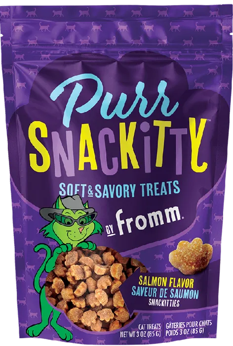 Fromm Purr Snackitty Salmon Treat 3-oz