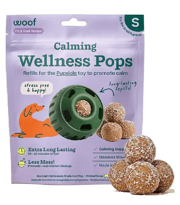 Woff Small Pops Beef Calming 6.5-oz