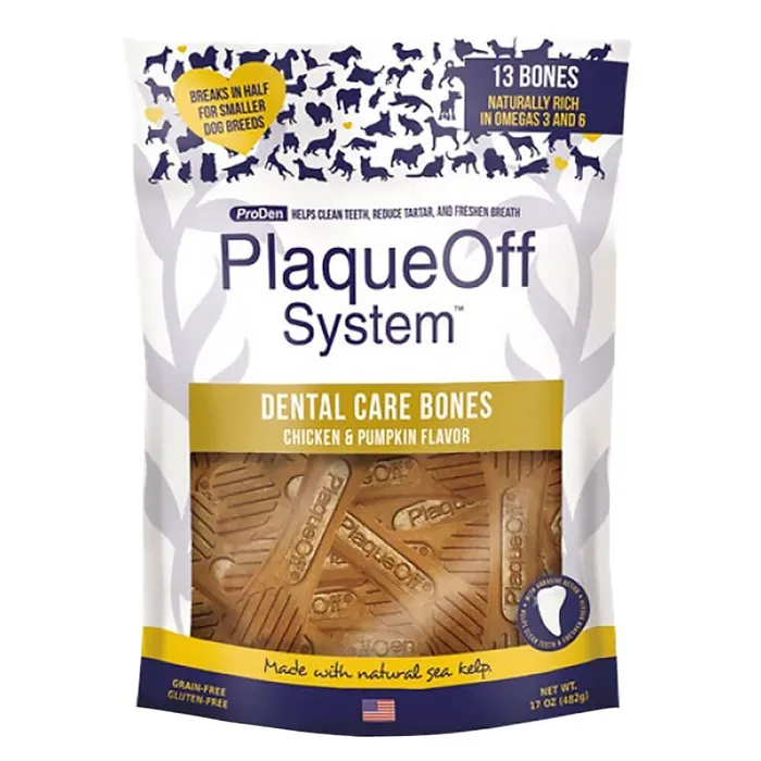Proden Dog Plaqueoff Grain Free Chicken & Pumpkin Bone 17-oz