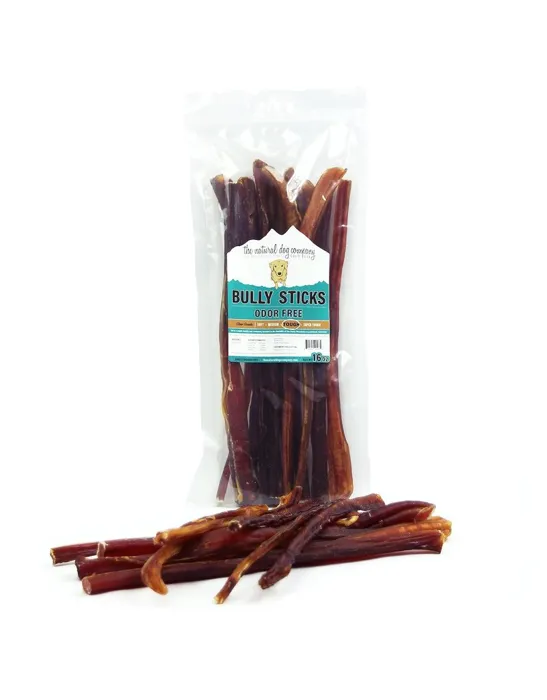 The Natural Dog Bully Sticks Odor Free 12-in 16-oz