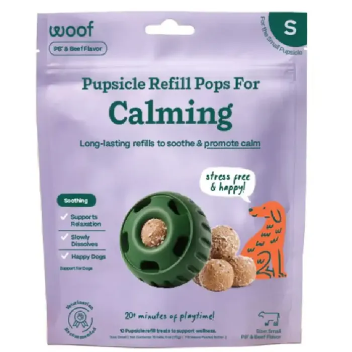 Woof Dog Treat Lick Mat Lickmix Calming 5.5oz