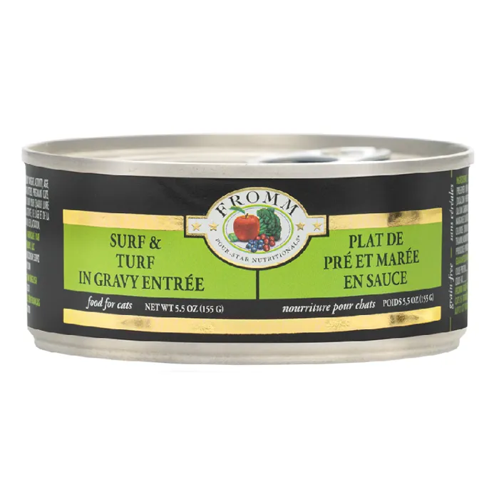 Fromm Cat Can 4 Star Surf/turf/gravy 3-oz