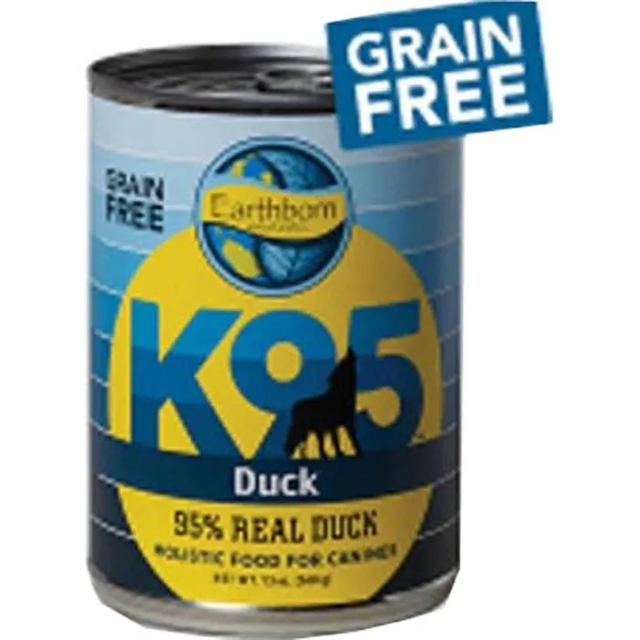 Earthborn Holistic K95 Duck Recipe Grain Free Canned Wet Dog Food 13oz