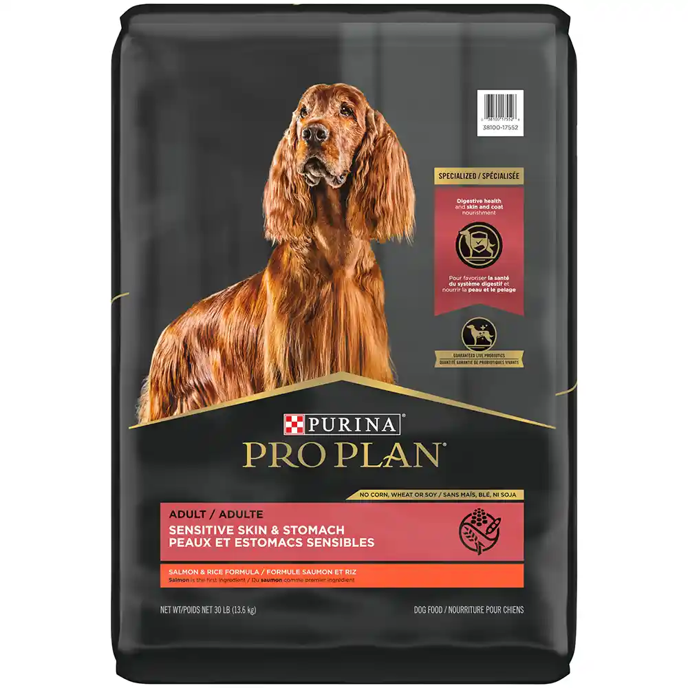 Pro Plan Adult Sensitive Skin Salmon And Rice - 30lb
