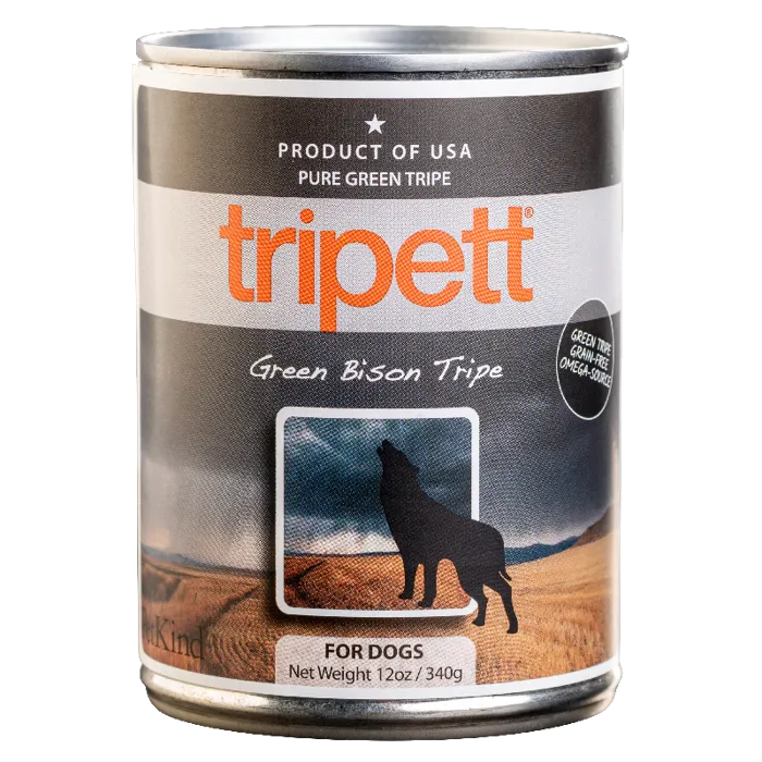 Petkind Tripett Green Bison Tripe 13 Oz