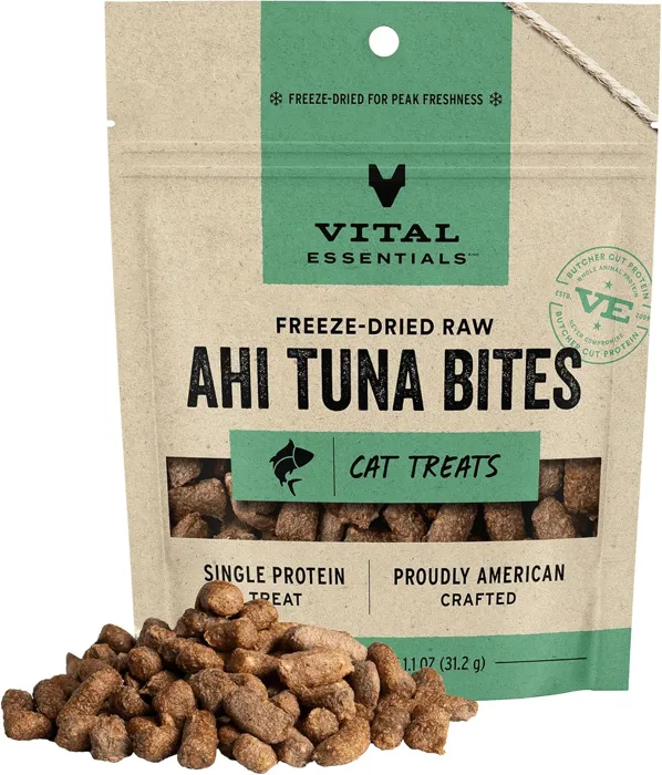 Vital Essentials Cat Freeze Dried Ahi Tuna 1.1-oz