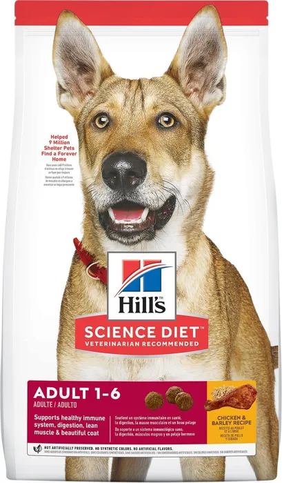 Adult Chicken & Barley Recipe Dry Dog Food 5-lb