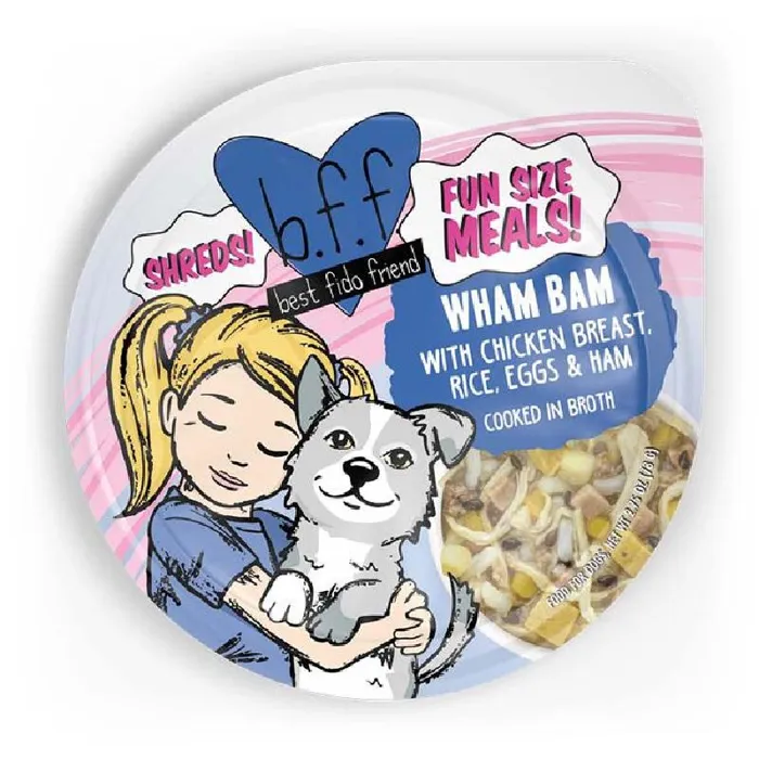 Weruva Dog Bff Wham Bam Chicken & Ham Cup 2.75 Oz