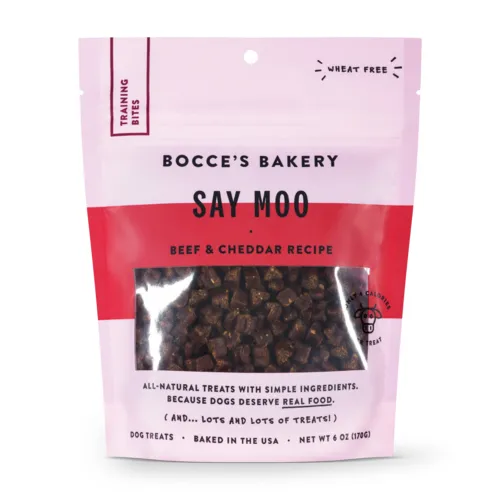 Bocce's Bakery Say Moooo Training Treats 6-oz