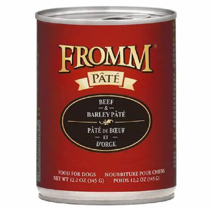 Gold Beef & Barley Pate Canned Dog Food 12-oz