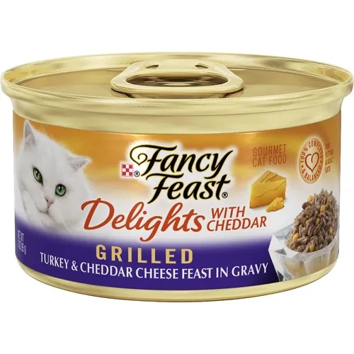 Fancy Feast Delights With Cheddar Turkey 3 Oz