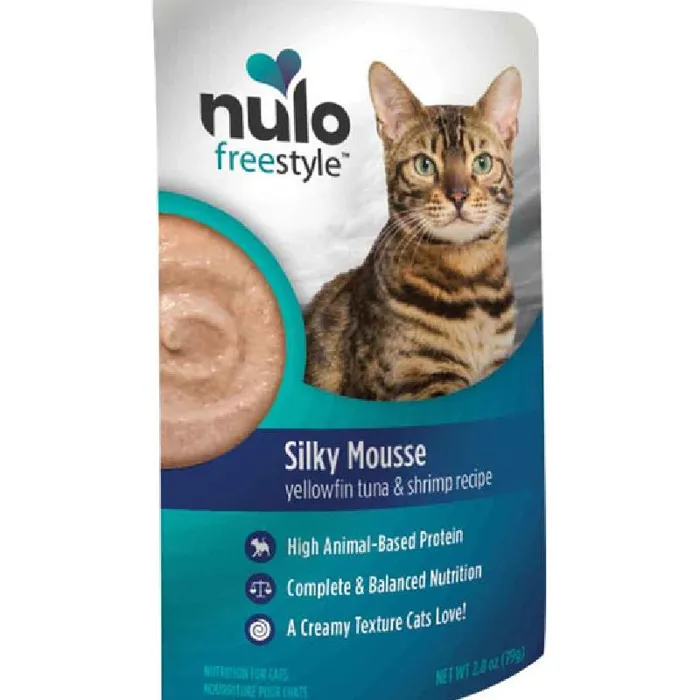 Nulo Cat Silky Mousse Tuna/shrimp 2.8oz
