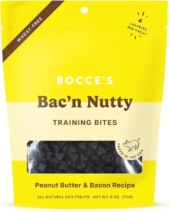 Bocce's Bakery Dog Everyday Bac'n Nutty Training Bites 6 Oz