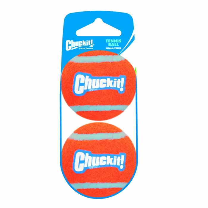 Chuckit! Tennis Ball Dog Toy Shrink Sleeve Orange-orange Small 2 Pack