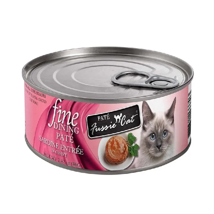 Fussie Cat Fine Dining Sardine Pate Can 2.82-oz