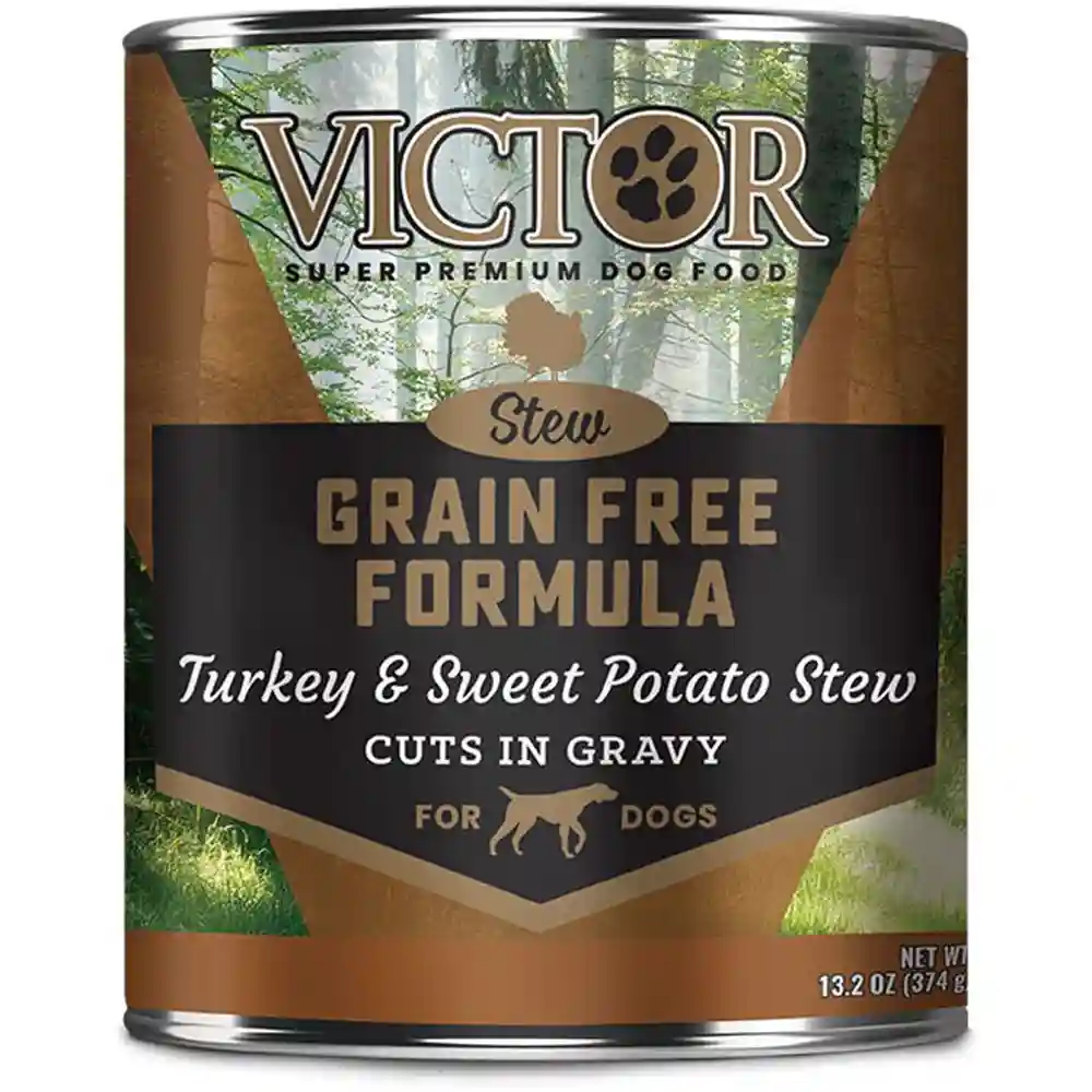 Victor Dog Grain Free Turkey Swt Pot 13.2 Oz