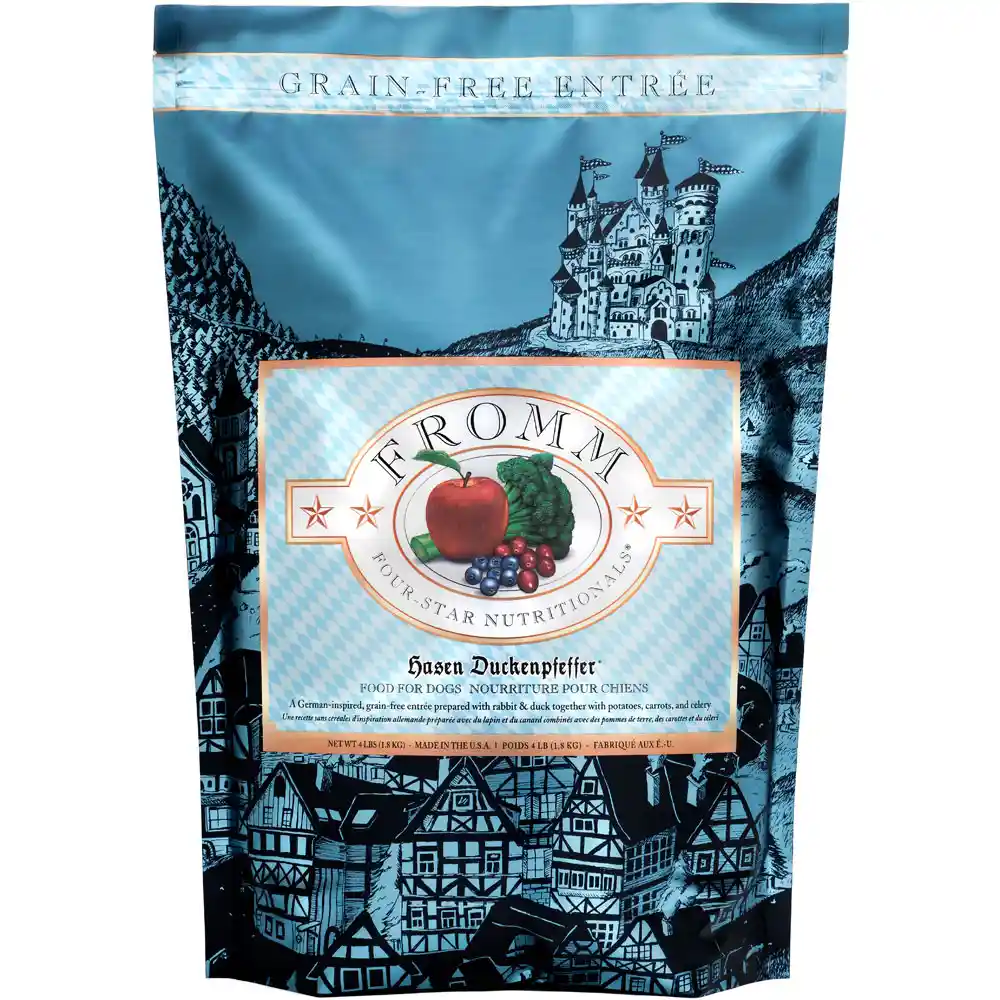 Four Star Grain Free Hasen Duckenpfeffer Dry Dog Food 4-lb