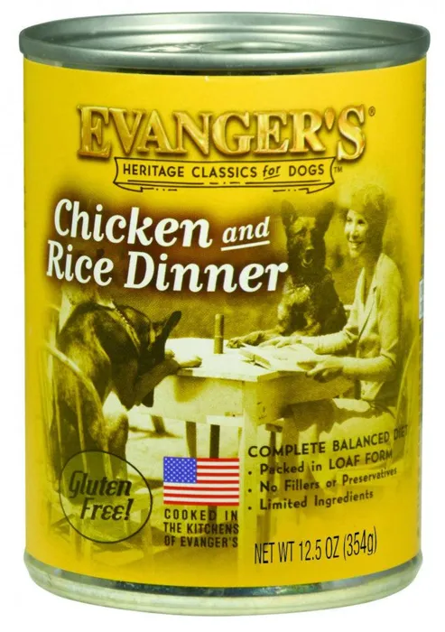 Evangers Complete Chicken & Rice Dog Can 13.2 Oz