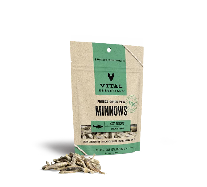 Vital Essentials Freeze Dried Minnows 0.5 Oz