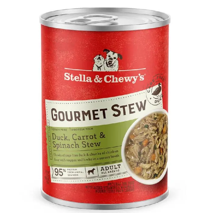 Stella & Chewy's Stew Duck Carrot Spinach 12.5oz