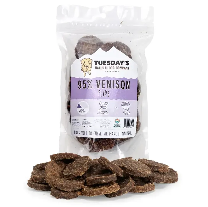 Nat Dog Co Venison Flips 8.5oz