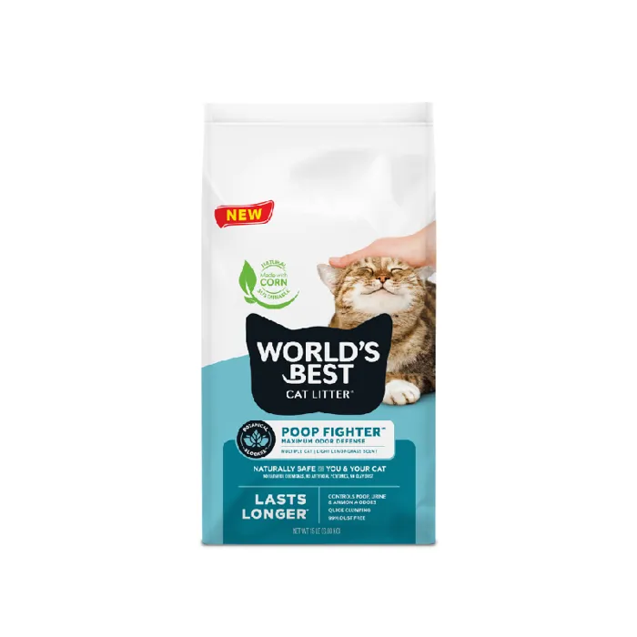 World's Best Cat Litter Poop Fighter 8#