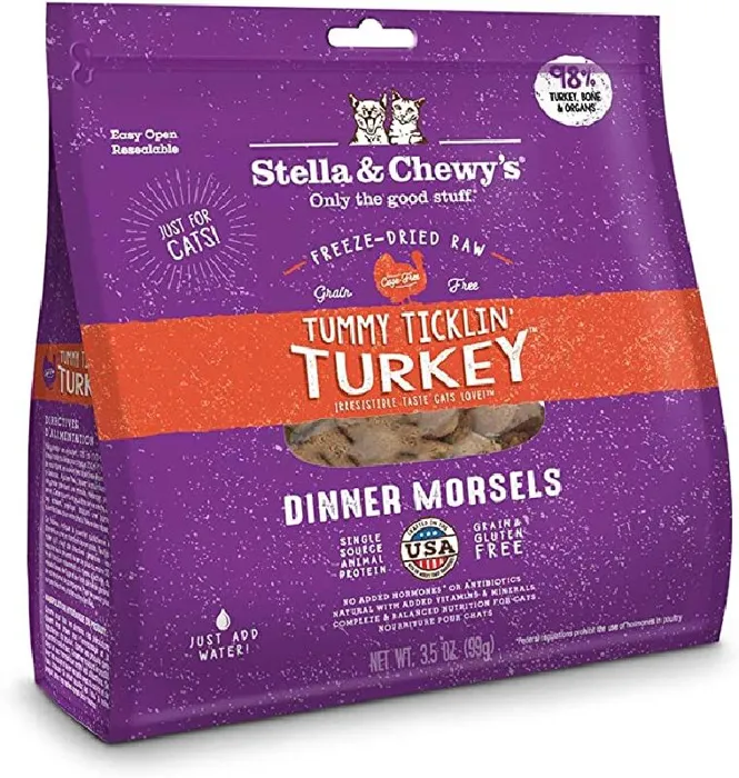 Stella & Chewy Cat Freezedried Morsel Turkey 3.5oz