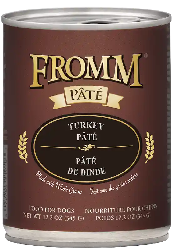 Fromm Gold Canned Dog Food Turkey Pate 12.2-oz