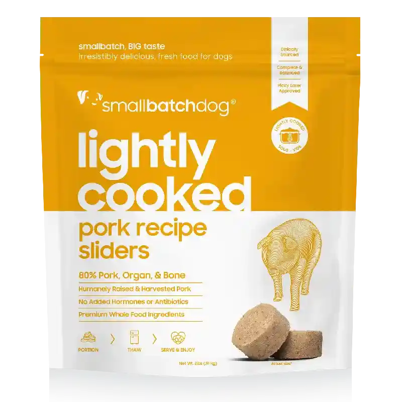 Smallbatch Dog Frozen Lightly Cooked Pork 5#