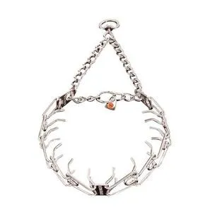 Ultra Plus Prong Dog Training Collar Stainless Steel - 3.20mm X 18" Neck Size 22" Chain Length