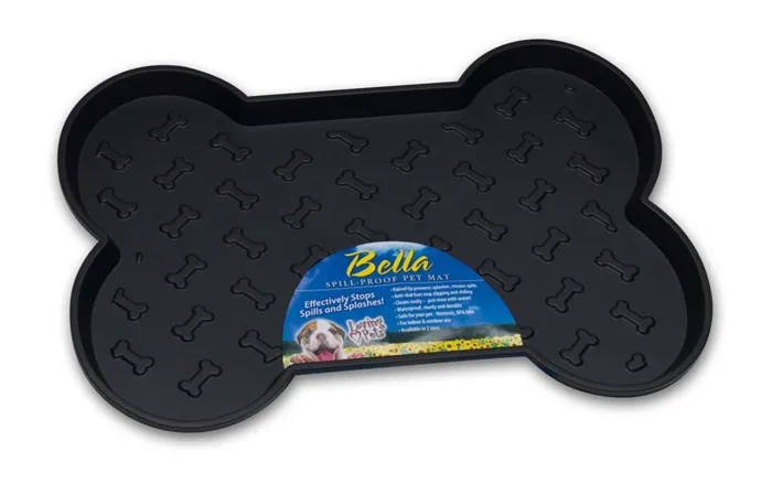 Bella Spill Proof Bone Shaped Place Mat Lrg 32 Oz