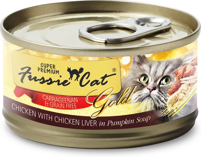 Super Premium Chicken With Chicken Liver Formula In Pumpkin Soup Grain-free Canned Cat Food 2.82-oz