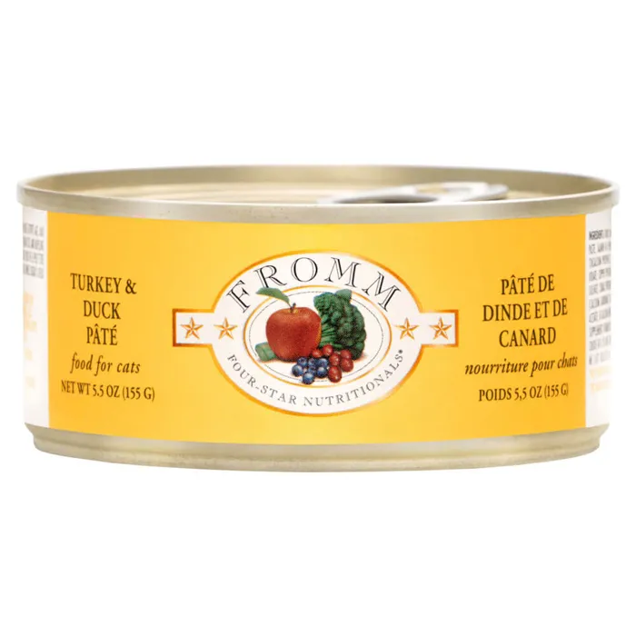 Fromm Four-star Cat Turkey & Duck Pate 5.5-oz