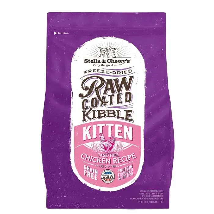 Stella & Chewy Raw Coated Chicken Kitten 2.5lb