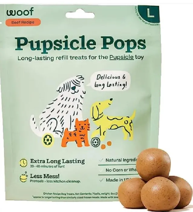 Woof Pops Beef & Peanut Butter Large 8-oz