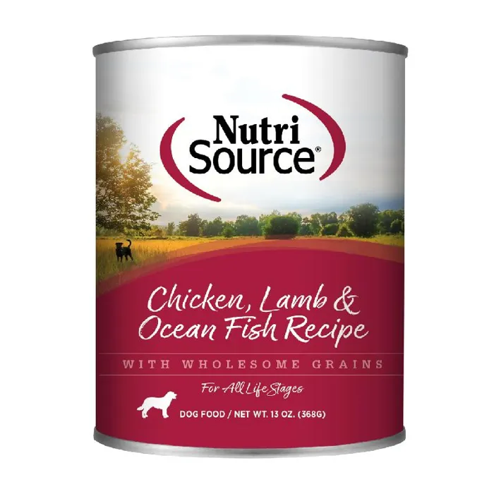 Nutrisource Chicken Lamb & Fish Can 13-oz