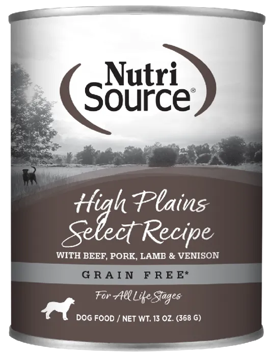 Nutrisource Grain Free High Plains Select 13 Oz