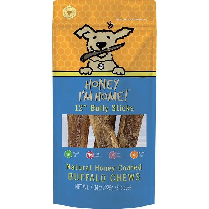 Honey D Buf Bully 12" 5pk